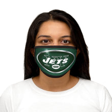 Load image into Gallery viewer, Jets Mixed-Fabric Face Mask