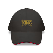Load image into Gallery viewer, KING BY NATURE Hat(black w/ red trim)