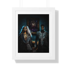 Load image into Gallery viewer, Storm &amp; T’Challa Framed Poster
