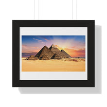 Load image into Gallery viewer, Pyramids Framed Poster
