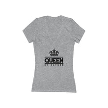 Load image into Gallery viewer, QBN Women’s Deep V Neck tee (print geek)