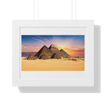 Load image into Gallery viewer, Pyramids Framed Poster