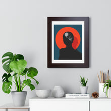 Load image into Gallery viewer, Orange Moon Framed Poster