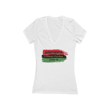 Load image into Gallery viewer, Juneteenth Women’s Deep V-Neck