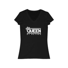 Load image into Gallery viewer, Queen By Nature V-Neck Tee