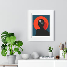 Load image into Gallery viewer, Orange Moon Framed Poster