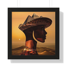 Load image into Gallery viewer, Pyramids Framed Poster