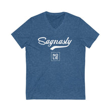Load image into Gallery viewer, Sagnasty Unisex V-Neck Tee (dream junction)