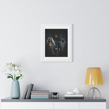 Load image into Gallery viewer, Storm &amp; T’Challa Framed Poster