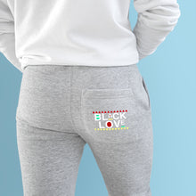 Load image into Gallery viewer, Black Love Premium Fleece Joggers