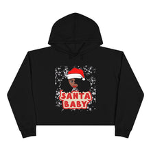 Load image into Gallery viewer, Santa Baby Crop Hoodie