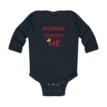 Load image into Gallery viewer, Mommy + Daddy baby bodysuit