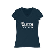 Load image into Gallery viewer, Queen By Nature V-Neck Tee