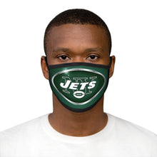 Load image into Gallery viewer, Jets Mixed-Fabric Face Mask