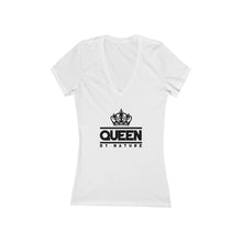 Load image into Gallery viewer, QBN Women’s Deep V Neck tee (print geek)