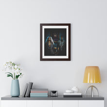 Load image into Gallery viewer, Storm &amp; T’Challa Framed Poster