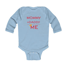 Load image into Gallery viewer, Mommy + Daddy baby bodysuit