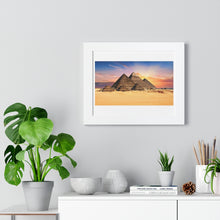 Load image into Gallery viewer, Pyramids Framed Poster