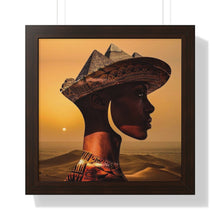 Load image into Gallery viewer, Pyramids Framed Poster