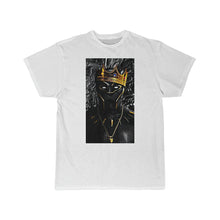 Load image into Gallery viewer, Black Panther crown metallic tee
