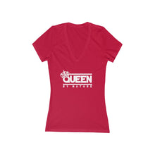 Load image into Gallery viewer, Queen By Nature Women’s Deep V Neck (dream junction)