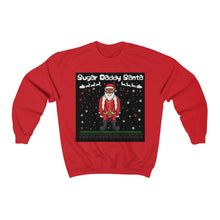 Load image into Gallery viewer, Ugly Christmas Sweater- Black Santa