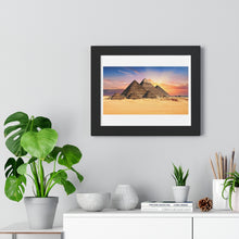 Load image into Gallery viewer, Pyramids Framed Poster