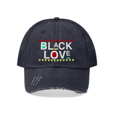 Load image into Gallery viewer, Black Love Trucker Hat
