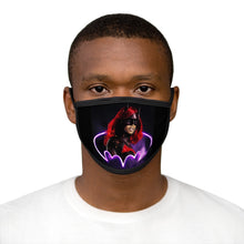 Load image into Gallery viewer, Batwoman Mixed-Fabric Mask