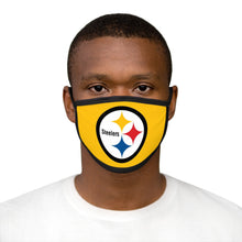 Load image into Gallery viewer, Steelers #3 Mixed-Fabric Face Mask