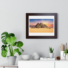 Load image into Gallery viewer, Pyramids Framed Poster