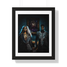 Load image into Gallery viewer, Storm &amp; T’Challa Framed Poster
