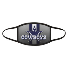 Load image into Gallery viewer, Cowboys Mixed-Fabric Face Mask