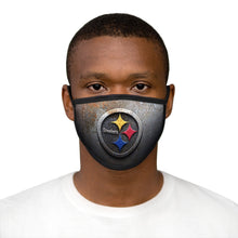 Load image into Gallery viewer, Steelers #1 Mixed-Fabric Mask