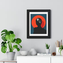 Load image into Gallery viewer, Orange Moon Framed Poster